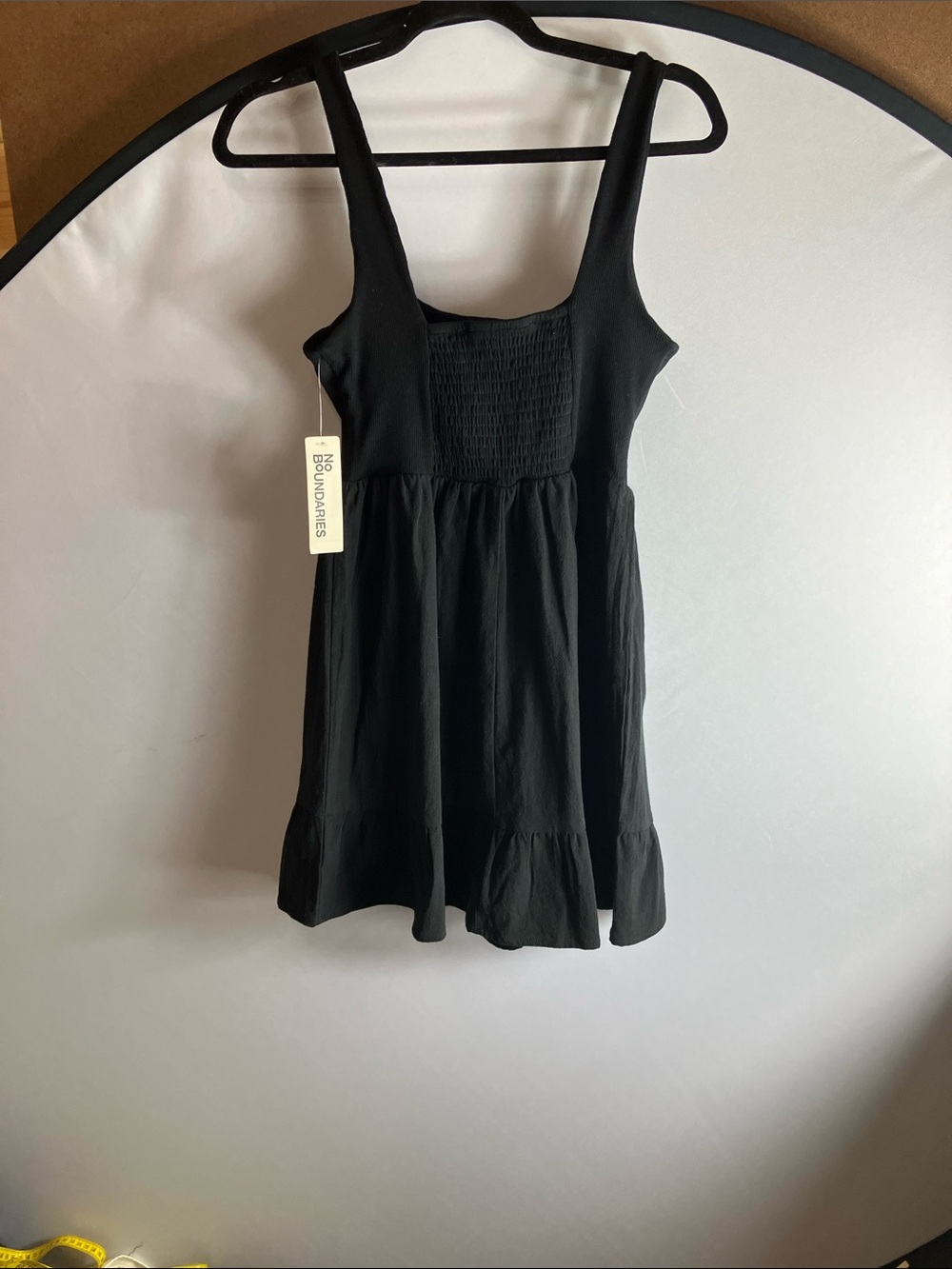 No Boundaries Black Ribbed Sleeveless Tank - Picture 9 of 10